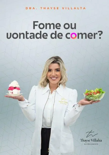 Capa do material Fome ou vontade de comer?